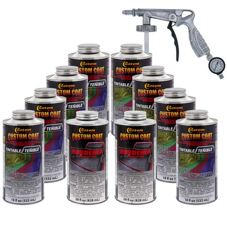 Bed Liner CUSTOM COAT TINTABLE 8-L Urethane Spray-On Truck Kit w/FREE Spray