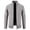 Beige, variant on Herrnalise Men's Fashion Autumn And Winter Stand Collar Sweater Casual Fleece Jacket Navy