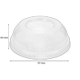 thumbnail image 2 of Karat [500 Pack] Deli Containers Dome Lids, for 8-32oz Karat Deli Cups (117 mm), 2 of 9