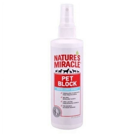 Nature'S Miracle P-5767 Pet Block Repellent Spray, 8 Ounce