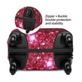 thumbnail image 4 of Balery Pink Glitter Luggage Cover Protector, Scratch And Dirt Resistant, Fits 18-32 Inch Luggage -, 4 of 9