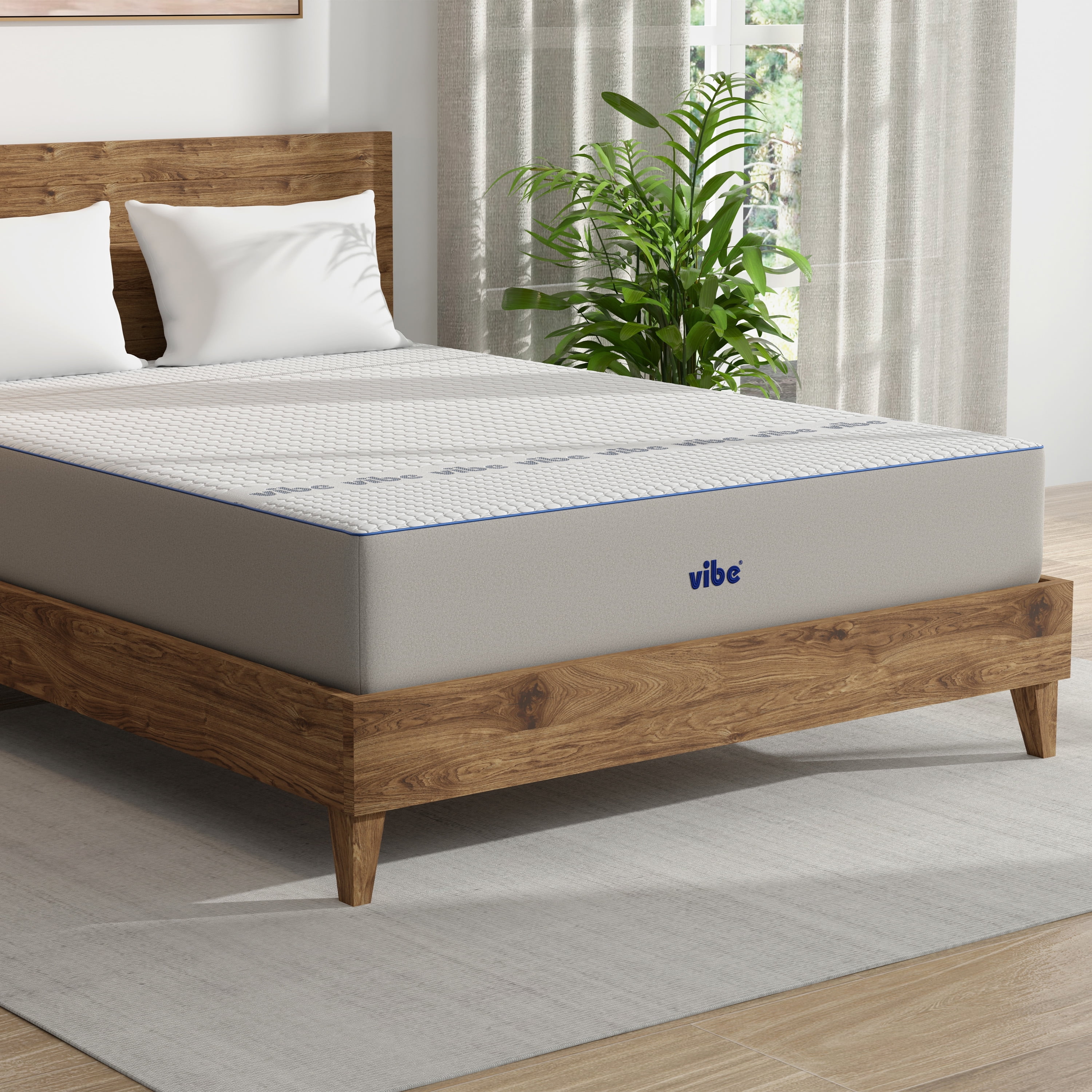 Vibe 11" Gel Memory Foam Mattress, Medium Plush, Cal King