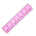 thumbnail image 3 of Langgg Travel 7 Day Weekly Pill Box Tablet Holder Dispenser Storage Organizer Pink 1Set, 3 of 5