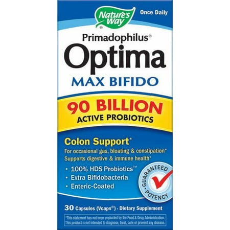 Primadophilus Optima Max Bifido Nature's Way 30 VCaps