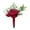 Red, variant on Reduced!VOYOAO Wedding Boutonniere Groom Flower Buttonholes Groomsmans Prom Party Suit Decoration Anniversary Accessories for Men