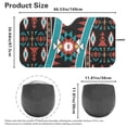 thumbnail image 4 of Yuyamidu Aztec Ethnic Gemoetric Car Sunshade for Windshield Easy to Install Auto Front Window Sun Shade for Car Van Hatchback Car Shield Sun Protector, 4 of 7