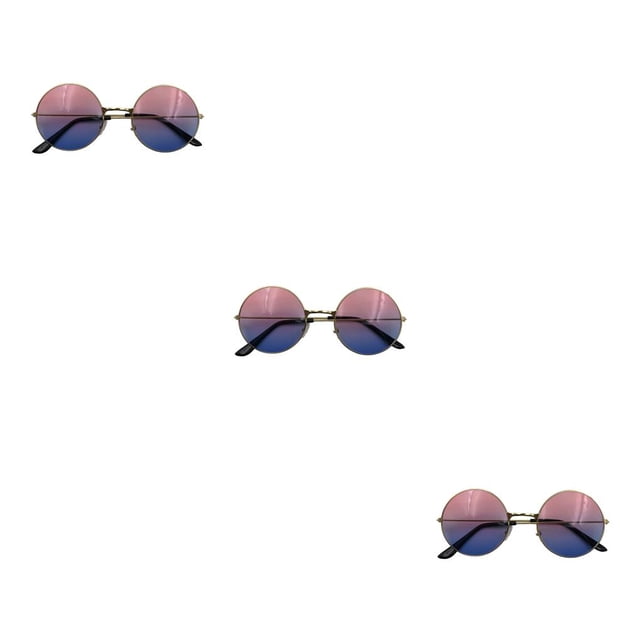 Qarigey Sun Eyewear Elegante sombrilla creativa Diseño especial Retro Gafas de sol Marco de metal Estilo novedoso para mujer Rosa, azul Type1 NO1