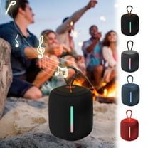 cvlncycling Clearance Bluetooth Speaker Waterproof,Bluetooth Speaker for TV,Colorful Wireless Fabric Outdoor Portable Subwoofer,for Family Gatherings and Outdoor