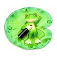 thumbnail image 3 of CQCYD 2 Pcs Décor d'Étang Flottant en Résine, Ornement de Tortue Feuille de Lotus Lifelike, Accent de Cour Résistant aux Intempéries, Décor d'Étang Flottant Décoratif en Résine pour Élément d'Eau d'Aquarium et Paysage de Jardin, 3 of 9