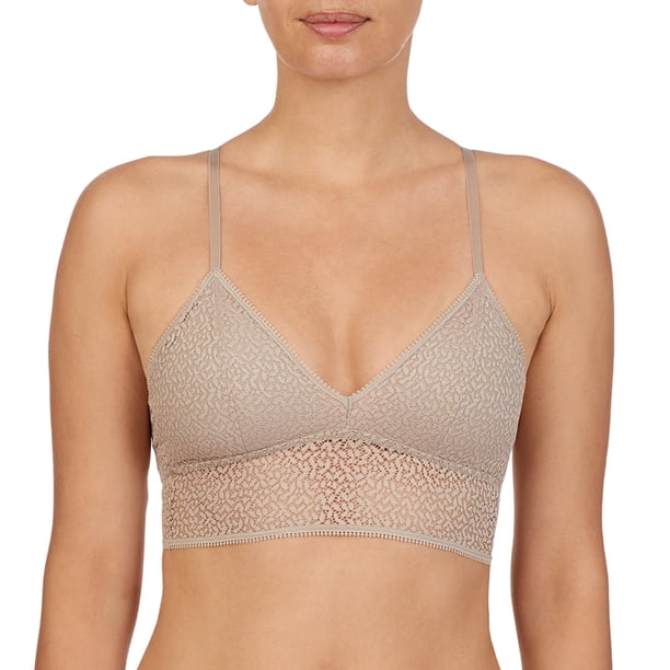 Sujetador DKNY moderno de encaje sin forro Demi Champagne 38D para mujer