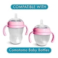 thumbnail image 3 of Kit de conversión con forma de vaso con pajita para biberones Comotomo BelBeyo, 3 of 4