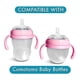 thumbnail image 3 of Kit de conversión con forma de vaso con pajita para biberones Comotomo BelBeyo, 3 of 4