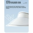 thumbnail image 4 of Kyusrd Summer Outdoor Patio Deals！Pure Color Sun-shading Sunscreen Empty Top Hat Outdoor Big Eaves Sun Hat, 4 of 7