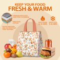 thumbnail image 5 of Corgi Dog and Flower Florals Insulated Lunch Bag for Women & Adults,Large Portable Soft Cooler Lunch Bag,Thermal Food Storage Tote with Pearl Cotton,8.66L,8.75x5.75x9.5 Inch, 5 of 6