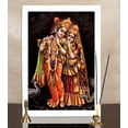 thumbnail image 6 of IBA Indianbeautifulart Radha Krishna Picture Frame Religious Poster White Wall Frame Deity Photo Frame Wall Decor&nbsp;For Home/ Office/ Temple-12 x 18 Inches, 6 of 7