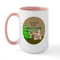 CafePress - A Very Shih Tzu Christmas Large Mug - 15 oz Ceramic Large White Novelty Mug