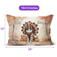 thumbnail image 4 of Happy Thanksgiving English Setter Turkey Costume Pumpkins Autumn Leaves Pillow Cushion Double Sided Dog Lover Throw Pillow - 130144, 4 of 4