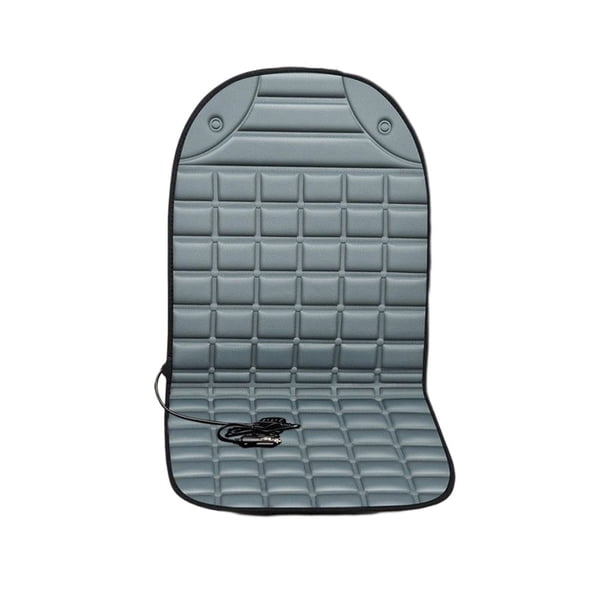 Riwesomey Funda de asiento con calefacción automática de 12V, cojín Universal ajustable para vehículo, camión, automóvil, cojín antideslizante, Automoción decorativa y accesorios Gris Riwesomey VI017719-02