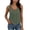 Army Green-tank tops for women, variant on Womens Tank Tops Sleeveless Crewneck Button Down Shirts Summer Casual Comfy Going Out Blouses