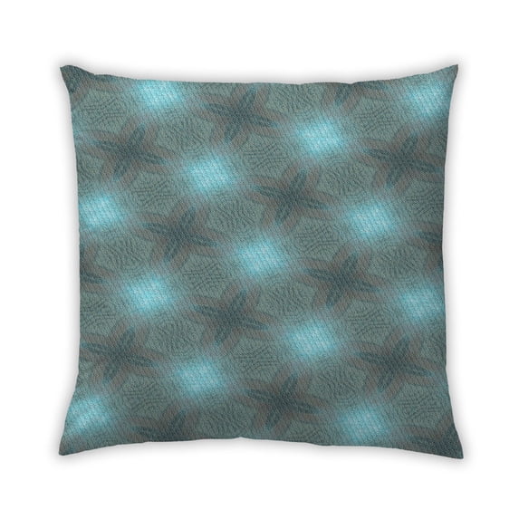 Ahgly Company Outdoor Square Contemporary Throw Pillow, 18 inch by 18 inch