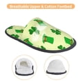 thumbnail image 3 of Balery St. Patrick's Day Pantuflas de Casa de Felpa Silenciosas con Diseño Estampado, Zapatillas Cómodas Antideslizantes de Algodón para Interior-Large, 3 of 8
