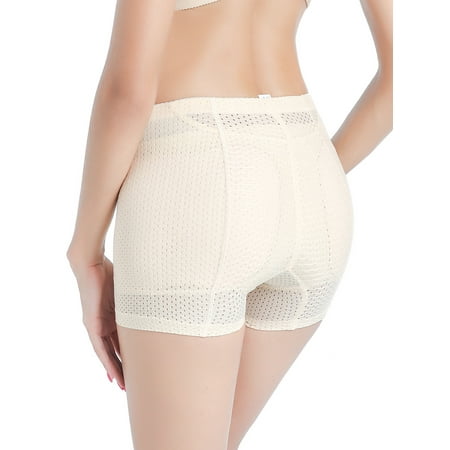 SAYFUT Womens Butt Lifter Panties Shapewear Padded Body Shorts Enhancer Hip Shaper Panty Underwear Black/White