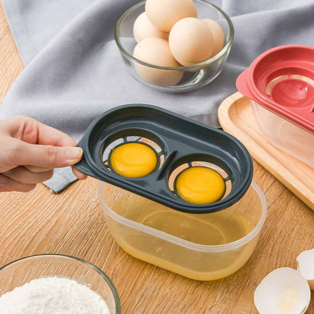 Egg Separator Plastic Egg Yolk White Baking Filter Extractor with