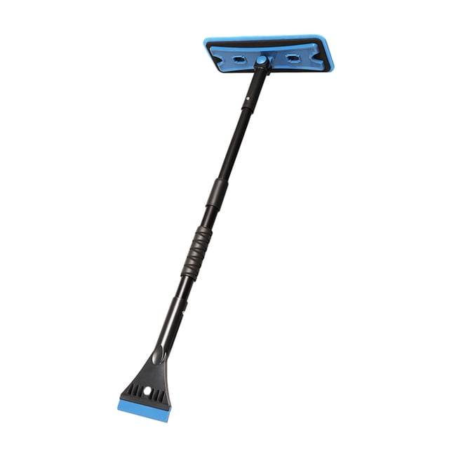 Retractable Snow Shovel for Cars - EVA Sponge Head Protects Paint, Aluminum Alloy Handle, Removable Head for Easy Storage, Winter Essential