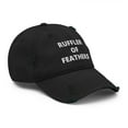 thumbnail image 5 of Ruffler Of Feathers Distressed Dad Hat Annoying Friend Gift Hat (Black), 5 of 6