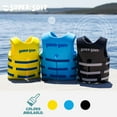 thumbnail image 4 of TRC Recreation Super Soft Adult XS Size Life Jacket Foam Swim Vest, Yellow, 4 of 8