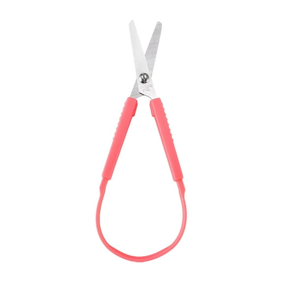 Ciseaux à Boucles pour Enfants et Ados et 5 5 Pouces (Lot de 6) Design Coloré en Boucle Prise en Charge Droite et Gauche Petites Poignées Faciles à Ouvrir pour