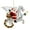 White, variant on ZMKIAG Acrylic Ornament of Santa Riding a Dragon - Unique Fantasy Themed Christmas Tree Decoration, Delicate Magical Figurine for a Whimsical and Festive Holiday Display