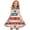 Multicolor, variant on Amidoa Girl Dresses 4th of July Short Sleeve Swing A-Line Dress Summer Casual Sundress for Kids Multicolor Size 5T