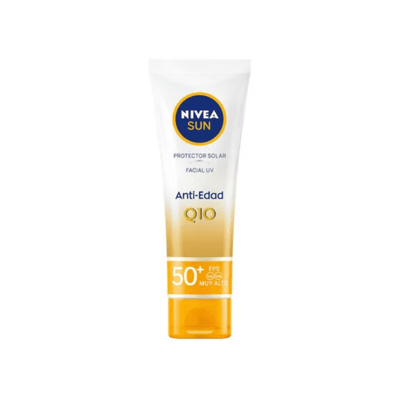 Protector Solar Facial Nivea Sun Q10 Antiedad FPS 50 50 ml
