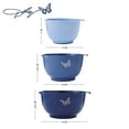thumbnail image 5 of Dolly Parton Plastic Mixing Bowls with Mess-Free Spout, Blue, 5 of 17