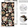 thumbnail image 2 of Watercolor Autumn Harvest 2 PCS Hand Towels for Bathroom, Fall Vegetables Fruit Kitchen Towel Ultra Soft and Absorbent Decorative Fingertip Face Bath Towels for Spa & Hotel, 28.3"x 14.4", 2 of 5