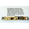 thumbnail image 1 of My Religion Consists Of A Humble Admiration Of The Illimitable Superior Spirit Who Reveals Himself Wall Decal 15x15, 1 of 1