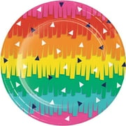 Fiesta Fun Dessert Plates, 8 Count