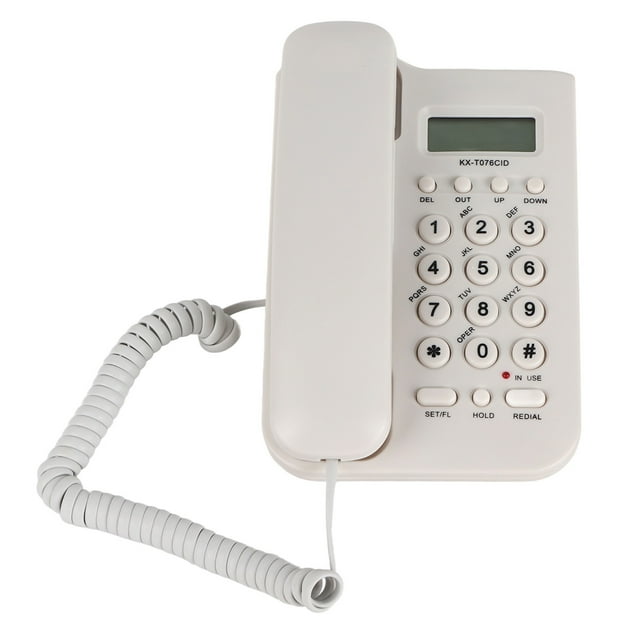 Teléfono De Línea Fija Con Cable, Teléfono Analógico De Montaje En DOBLE DESCRITORIO/PARA DE PARED HOTEL DE OFICINA EN EL HOGAR, F-SK/DTMF NEGRO/, NO SE RECUPERADO BATERÍA