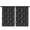 Black Gothic Sun-1, variant on Blackout Kids Curtains,Black Gothic Moon Star Face Pattern Childrens Insulated Curtains Set Of 2,Bedroom Essentials,Toddler Room Decor 42x54in(106x137cm)