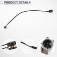 thumbnail image 4 of 1 pc Sensor de desgaste de pastillas de freno trasero para Maserati Ghibli 2014-2020 No. 980139064 Goma TPU Negra, 4 of 6