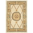 thumbnail image 6 of SAFAVIEH Naples Rothesay Oriental Wool Area Rug, Ivory/Caramel, 6' x 6' Round, 6 of 8