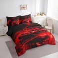thumbnail image 3 of Feelyou Futuristic Automobile Sport Bedding Comforter Set 7 Pieces, 3D Horse Animal Full Bedding Set, 3 of 7