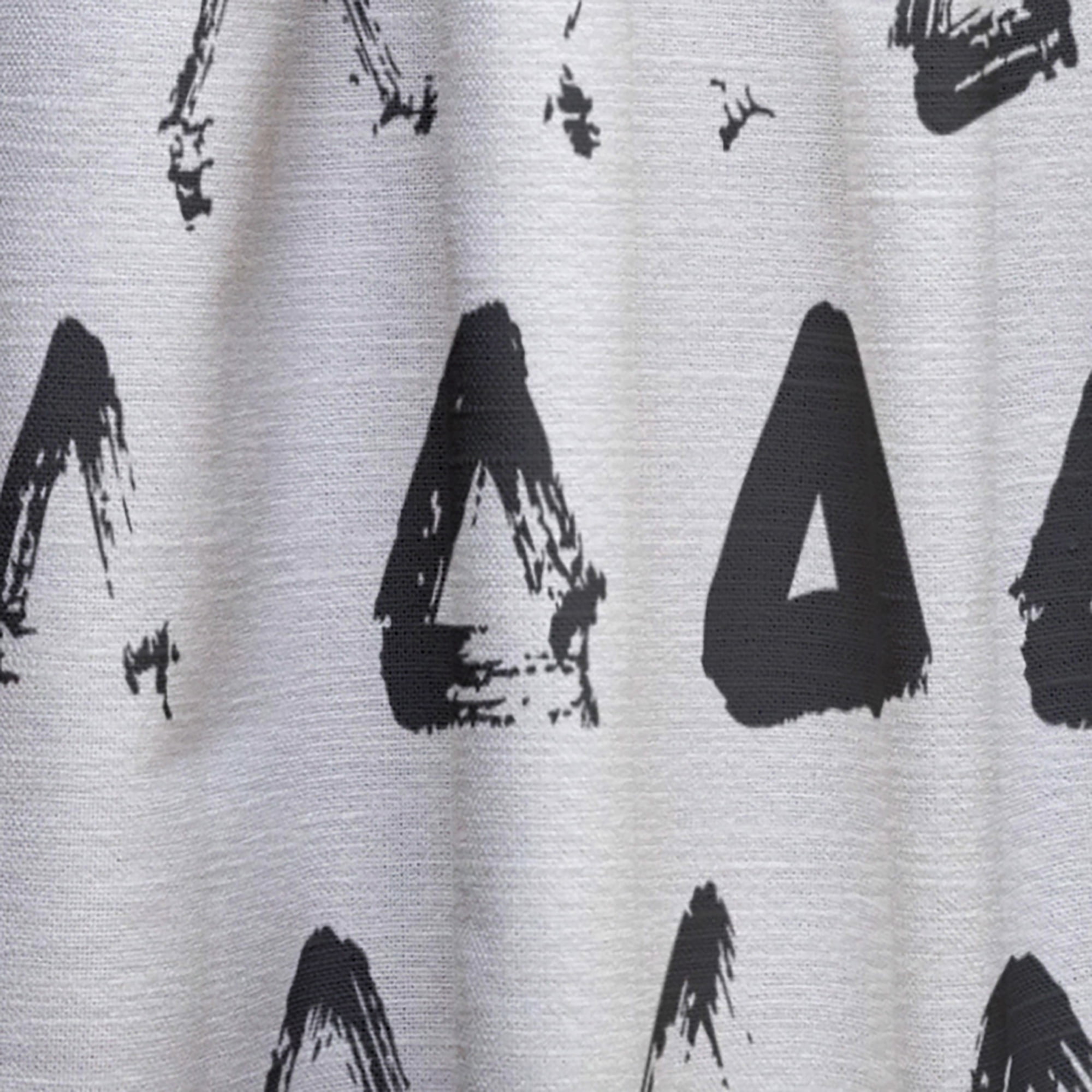 Designart 'Abstract Monochrome VIII' Modern & Contemporary Curtain Panel