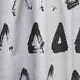 thumbnail image 4 of Designart 'Abstract Monochrome VIII' Modern & Contemporary Curtain Panel, 4 of 5
