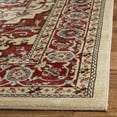 thumbnail image 3 of SAFAVIEH Mahal Oswin Oriental Area Rug, Cream/Red, 6'7" x 6'7" Square, 3 of 7