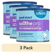 (3 pack) Good Start Dr. Brown's Soothe Pro Baby Formula for Sensitive Tummies, 19.4 oz