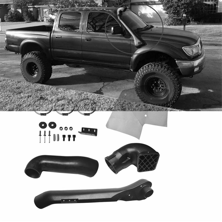 Black Snorkel Kit For Toyota Tacoma (1996-2002) & 4Runner (1995-2004) - Cold Air Intake