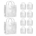 thumbnail image 1 of 10 Bolsas de Regalo Transparentes con Asas, Compras Impermeables PVC para JoyeríA, Dulces, Perfumes, , Bodas, 1 of 5