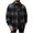 Gray, variant on Jacket for Mens Wool Blend Long Sleeve Button Down Plaid Shirt Turndown Collar Comfortable Fashion Shirts